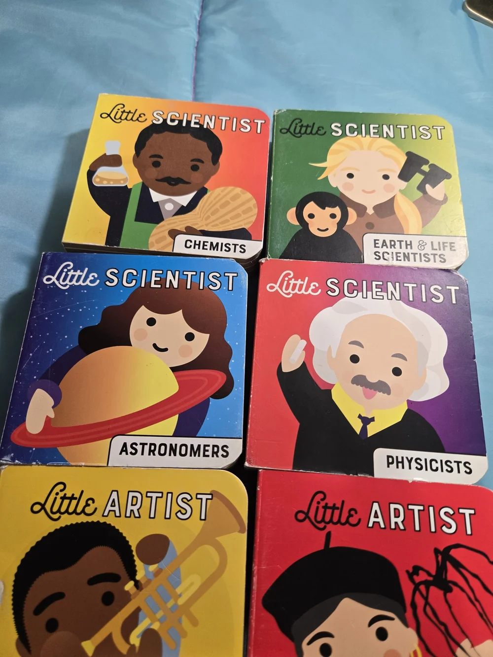 Little Artist & Little Scientist Board Book Set - Colorful Kids Learning Pack